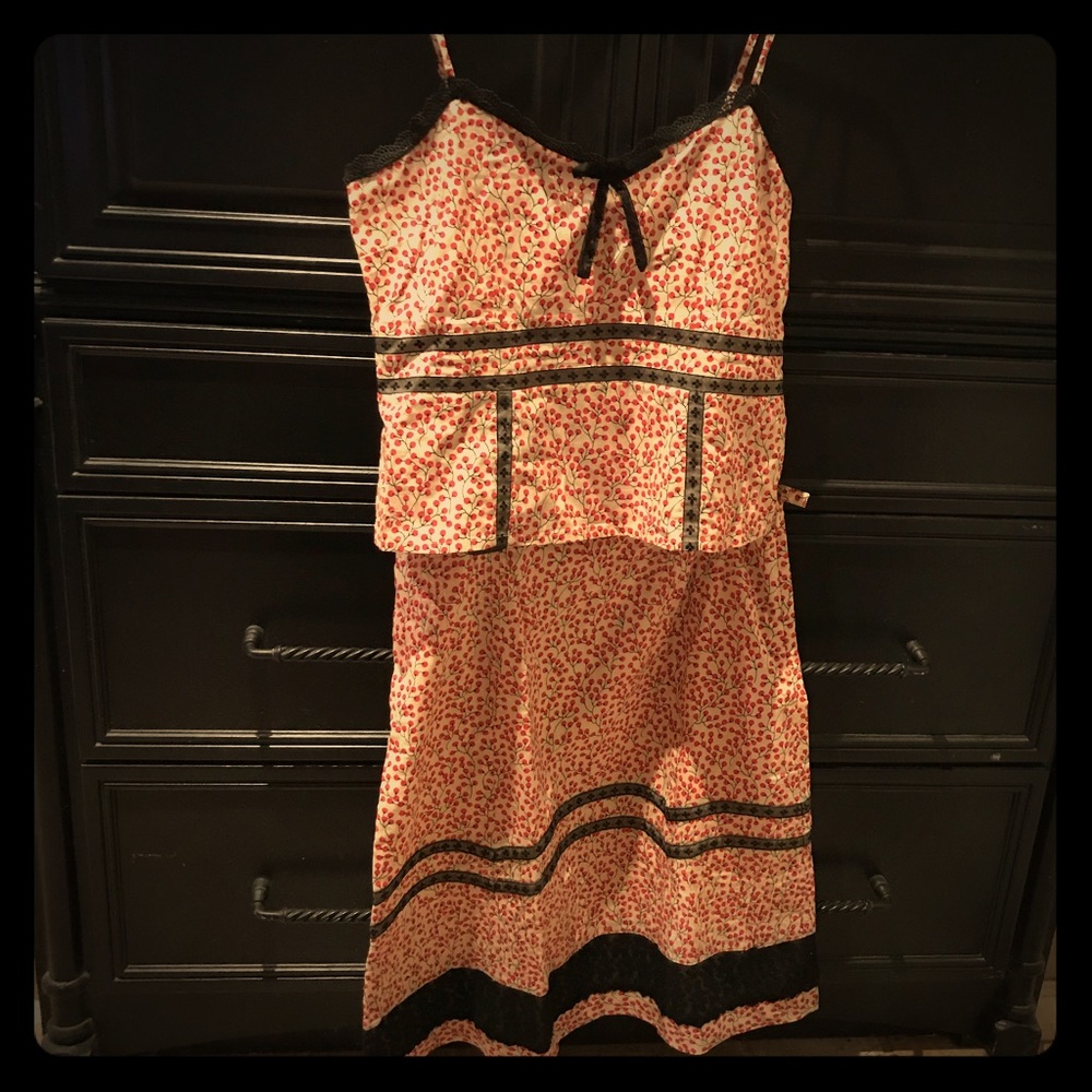 Gorgeous new Anthro Two piece top and skirt